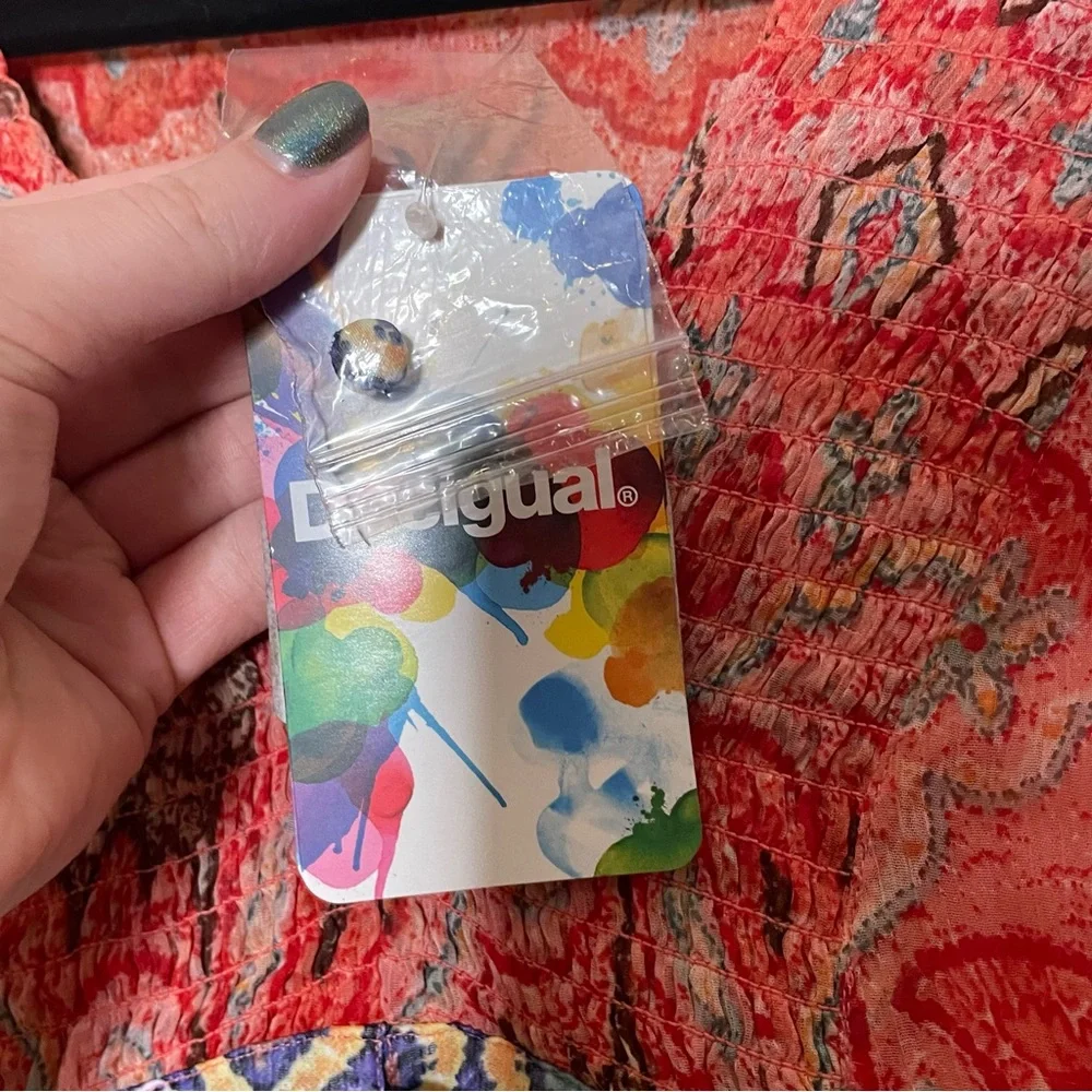 Desigual Nana Multicolor Midi Dress - Picture 9 of 15